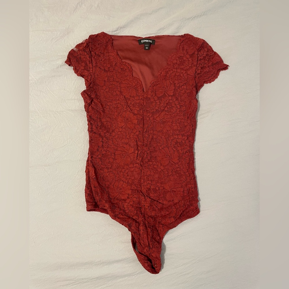 Express Lace Bodysuit, XXS